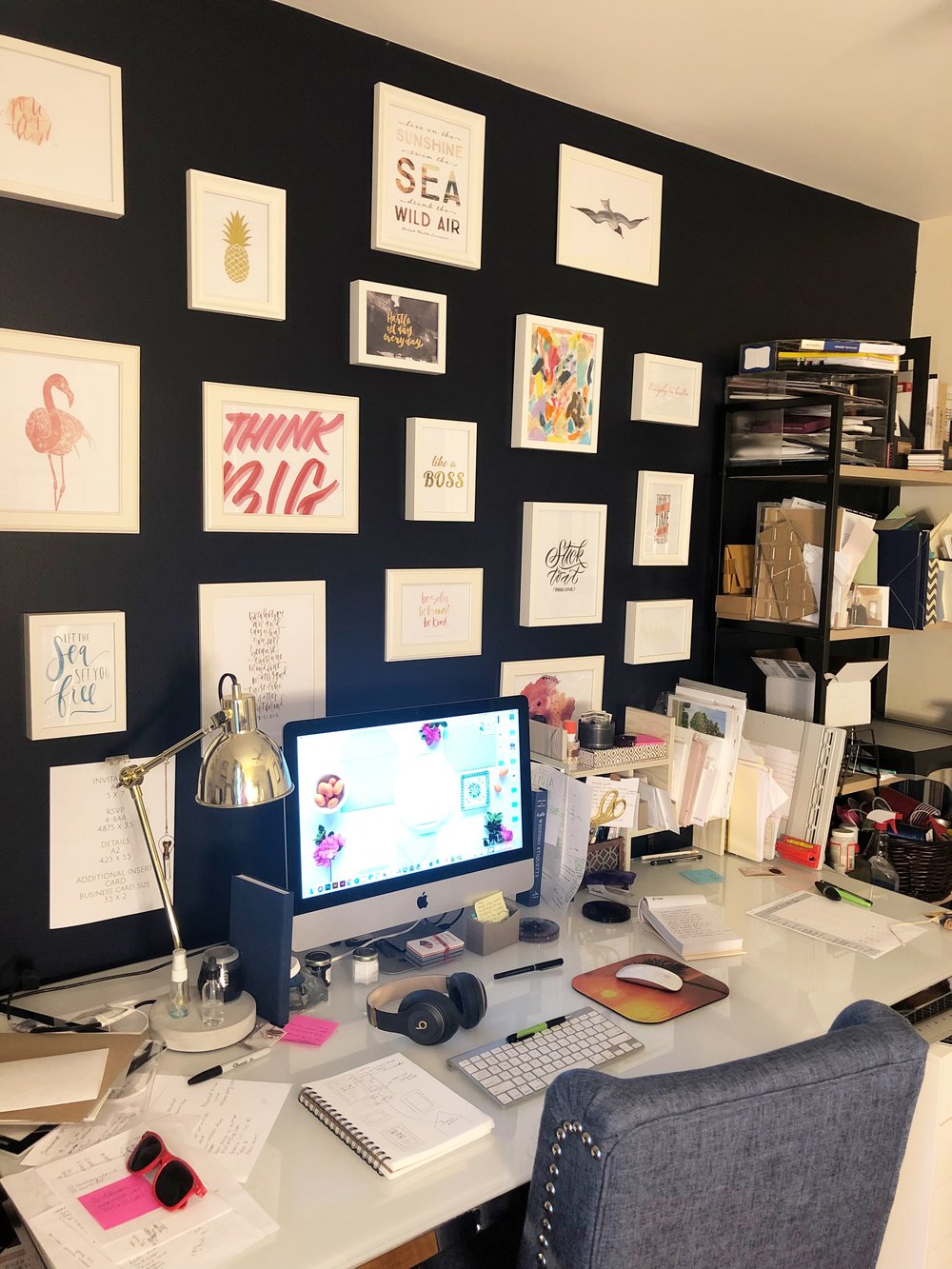  A glimpse into my messy (but productive) office! 