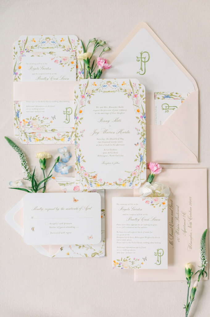 The Penny Suite - curated semi-custom, pre-designed invitation suite by Dear Kathryn